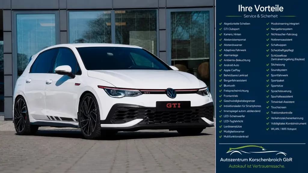 Main__Slider__Photo:Volkswagen Golf VIII Lim. GTI Clubsport MIT 2 J. GARANTIE 08/2021-0