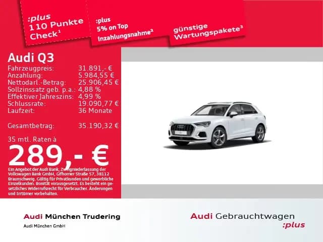 Main__Slider__Photo:Audi Q3 45 TFSI qu. S tronic advanced Pano/StdHzg/AC 05/2021-0