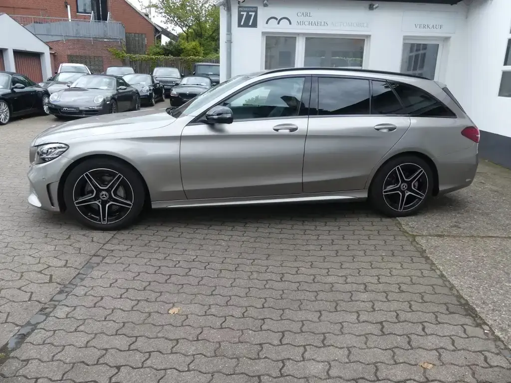 Main__Slider__Photo:Mercedes-Benz C 200 T, AMG, 1. Hd, Burm., LED., Top Zustand 09/2019-1