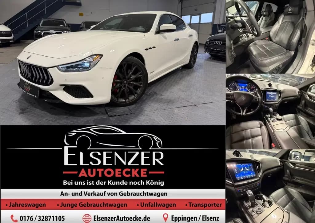 Main__Slider__Photo:Maserati Ghibli GranSport #Schaltwippen Alu#Tempomat#Navi 07/2018-0