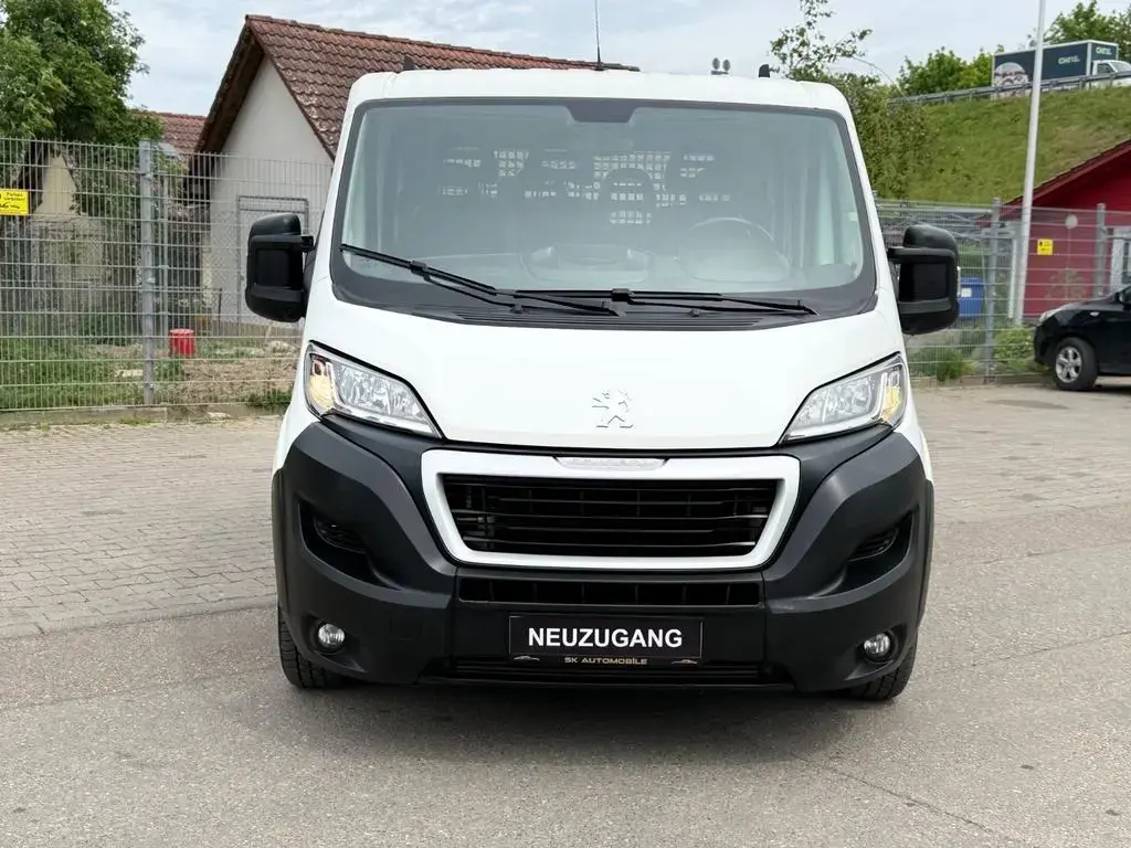 Main__Slider__Photo:Peugeot Boxer Pritsche Doka KLIMA TEMP AHK 7 SITZE 10/2019-1
