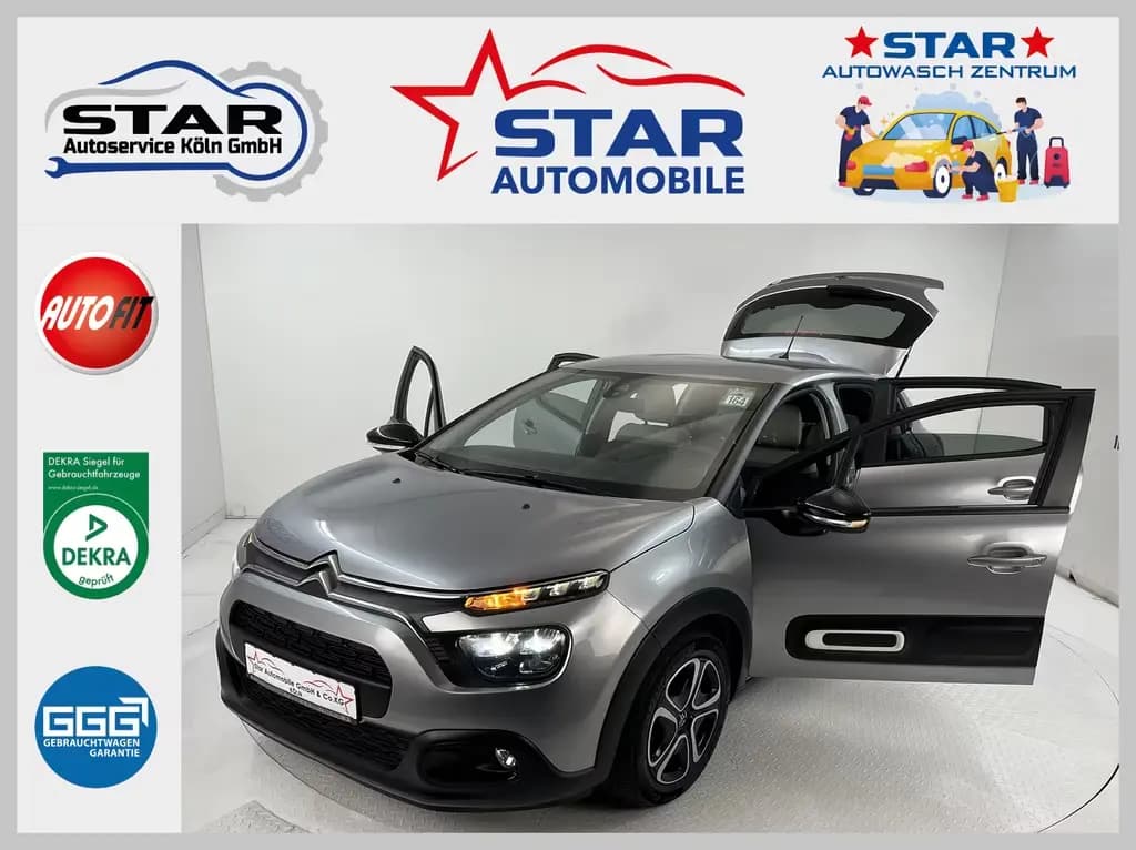 Main__Slider__Photo:Citroën C3 Feel Pack 1,2-81 kW 12V e-THP*Assistenzsystem 01/2022-0