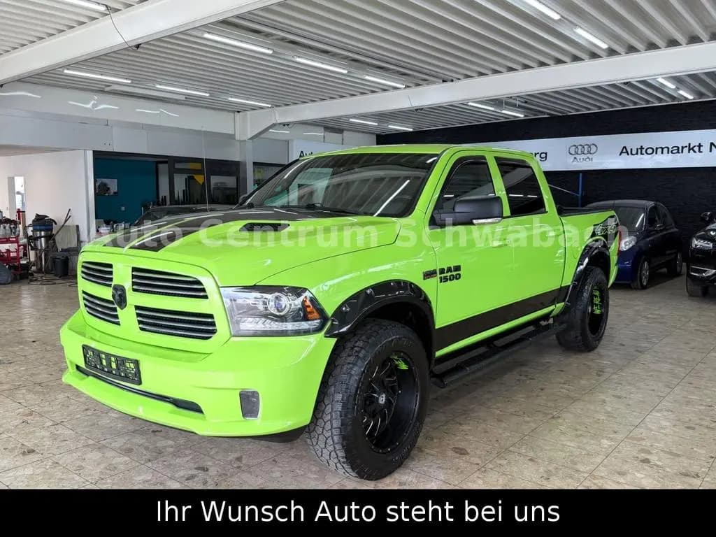 Main__Slider__Photo:Dodge RAM 5.7 Hemi Crew Cab Sport Green Beast 4X4 LPG 09/2017-0