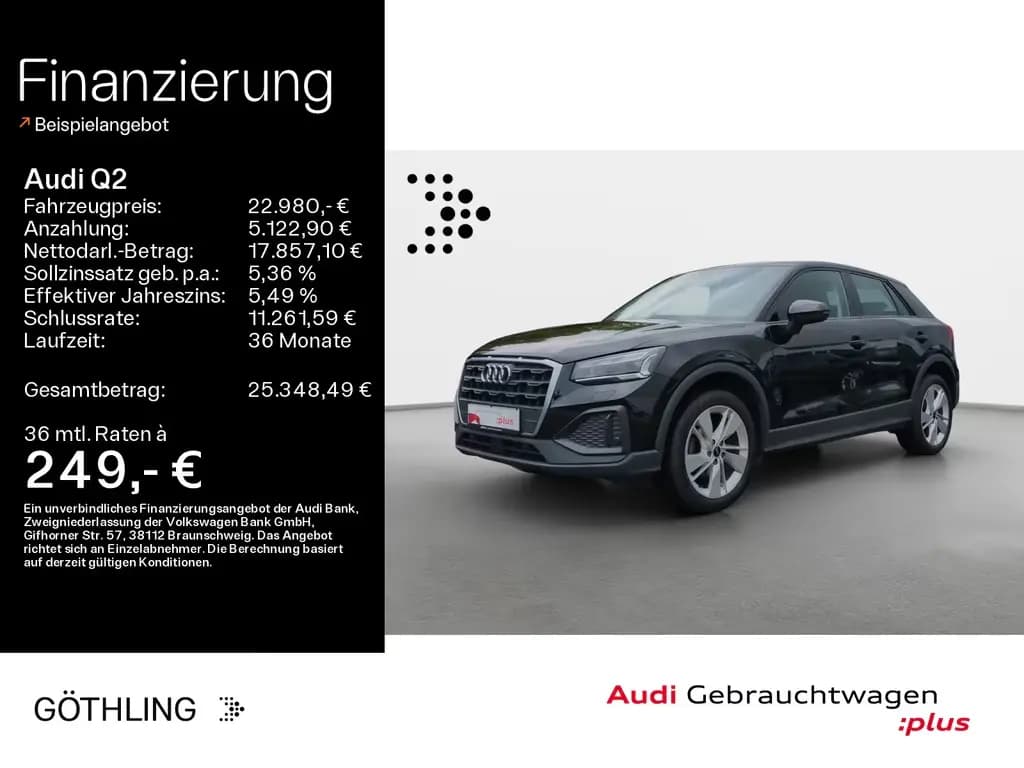 Main__Slider__Photo:Audi Q2 35 TFSI S tro*Matrix*Virtual*Smartphone Inter 06/2022-0