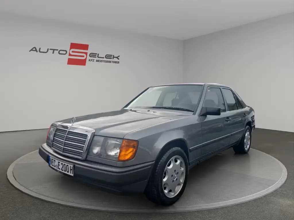 Main__Slider__Photo:Mercedes-Benz E 200 Automatik H Zulassung Nur 9 Tsd KM 1 A Zustand 04/1988-0