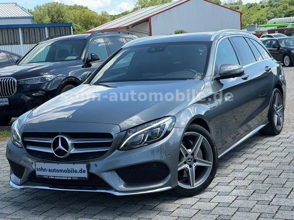 Main__Slider__Photo:Mercedes-Benz C 180 CGI T AMG-Line 9G Aut./Leder/Navi/LED/360° 07/2017-0