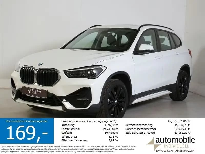 Main__Slider__Photo:BMW X1 sDrive18i Sport Line AHK Panorama LED Navi 04/2021-0