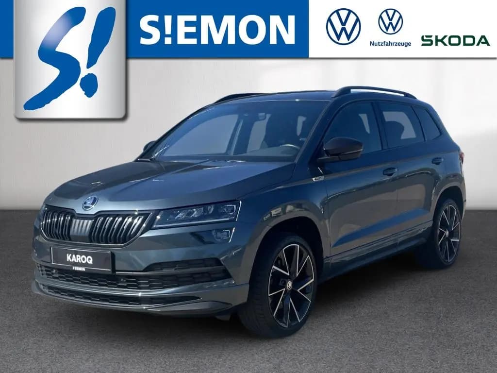 Main__Slider__Photo:Skoda Karoq Sportline ACC NAV KLIMA SHZ PDC Temp LED 03/2021-0