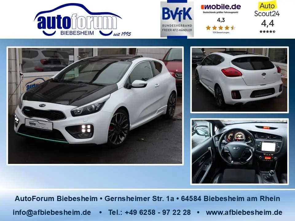 Main__Slider__Photo:Kia pro cee'd / ProCeed pro cee'd  1.6 TGDI GT-Track R-Kamera*Pano*Xenon 06/2014-0