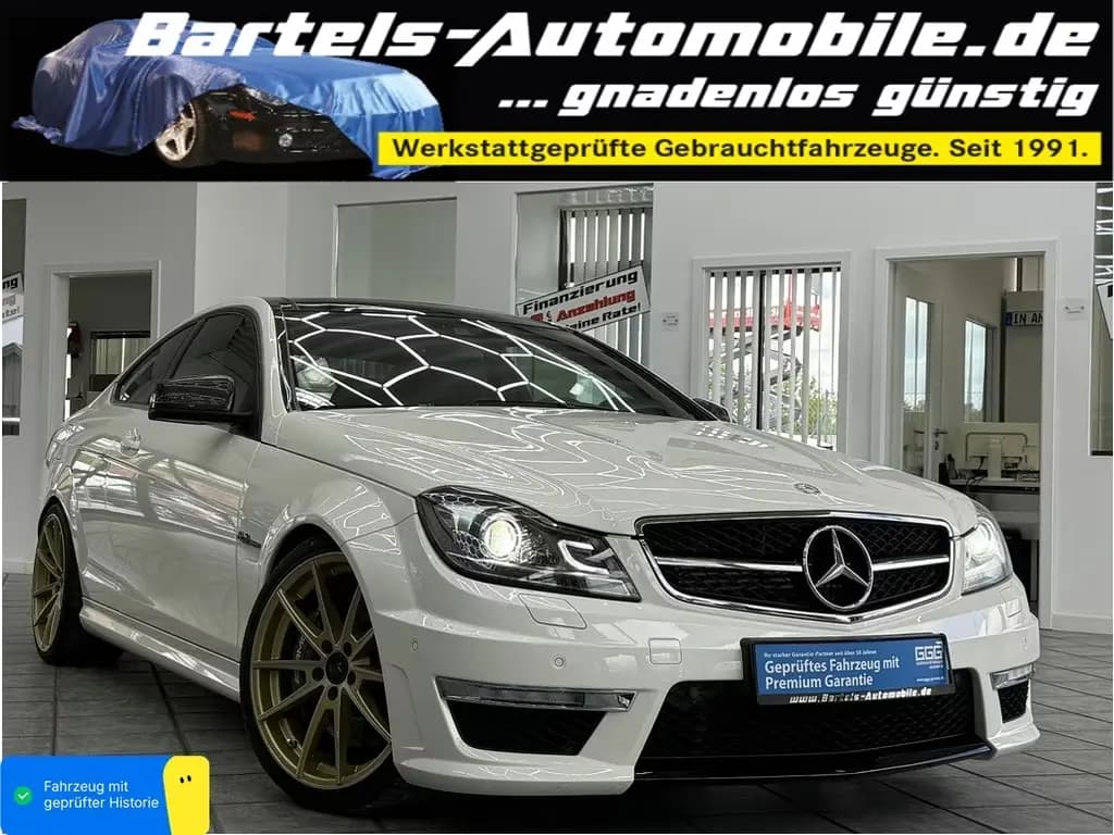 Main__Slider__Photo:Mercedes-Benz C 63 AMG 6.3, Pano, Carbon Paket, Deutsch, H&K 01/2013-0
