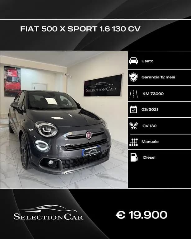 Main__Slider__Photo:Fiat 500X 1.6 MultiJet 130 CV Sport 03/2021-0