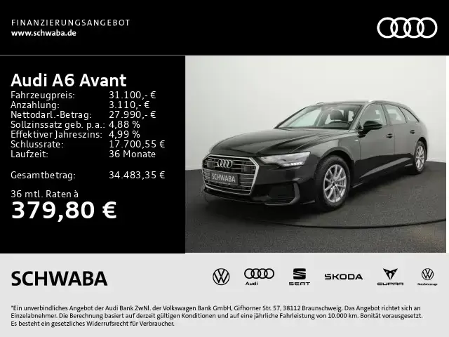 Main__Slider__Photo:Audi A6 Avant 45 TDI quattro S line LED*ACC*PDC*R-KAM 12/2022-1