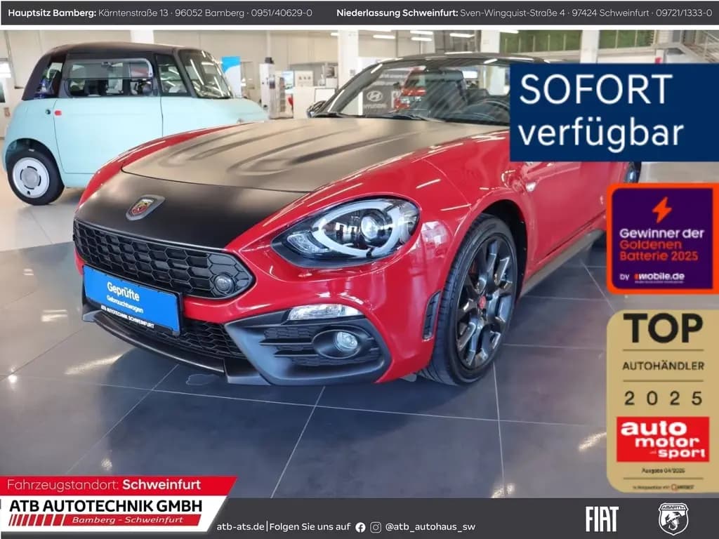 Main__Slider__Photo:Abarth 124 Spider 1.4 MultiAir Turbo Nr. 624 BOSE Faltd 03/2017-0
