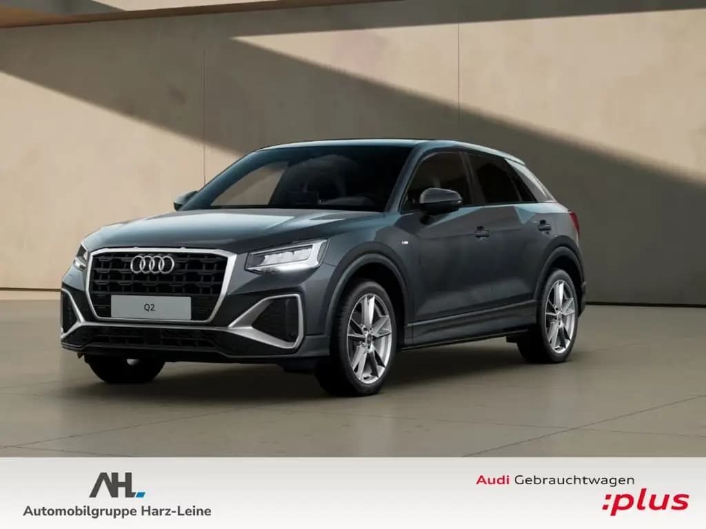 Main__Slider__Photo:Audi Q2 35 TFSI AHK Pano S line AUT Kam. KlimaA LED 09/2025-0