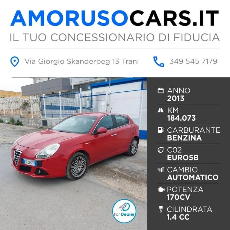Main__Slider__Photo:Alfa Romeo Giulietta Benzina 11/2013-0
