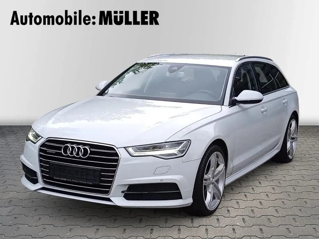Main__Slider__Photo:Audi A6 2.0 TFSI Avant quattro AHK-klappbar Navi LED 06/2018-0