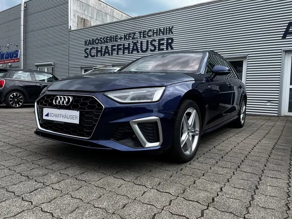 Main__Slider__Photo:Audi A4 Avant 40 TDI S line LED PANO NAVI SHZ KAM AHK 09/2020-0