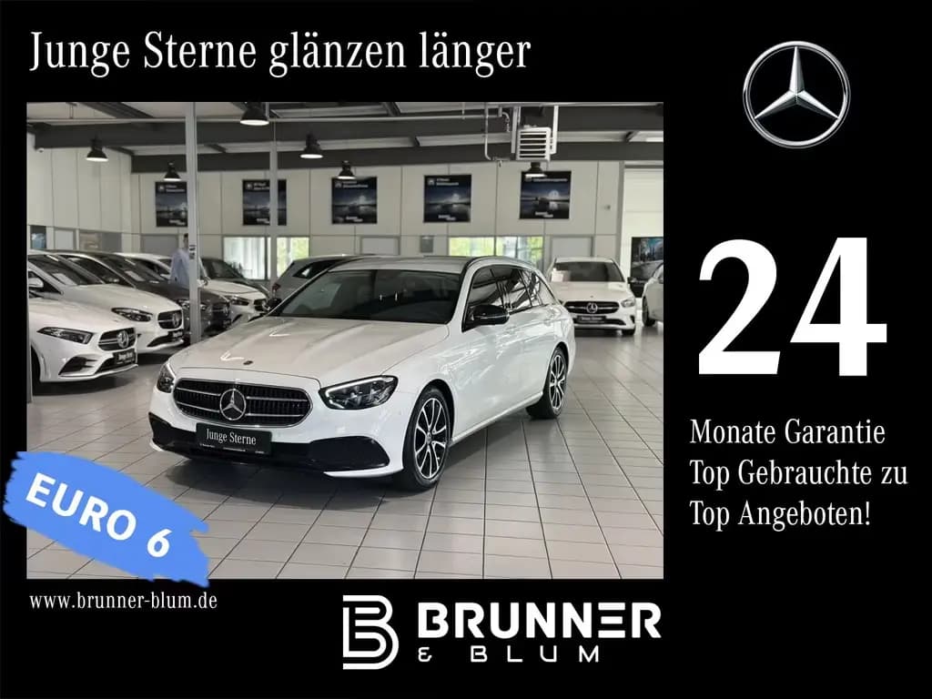 Main__Slider__Photo:Mercedes-Benz E 200 T Avantgarde/Kamera/MBUX/LED/EasyPak/Night 02/2022-0