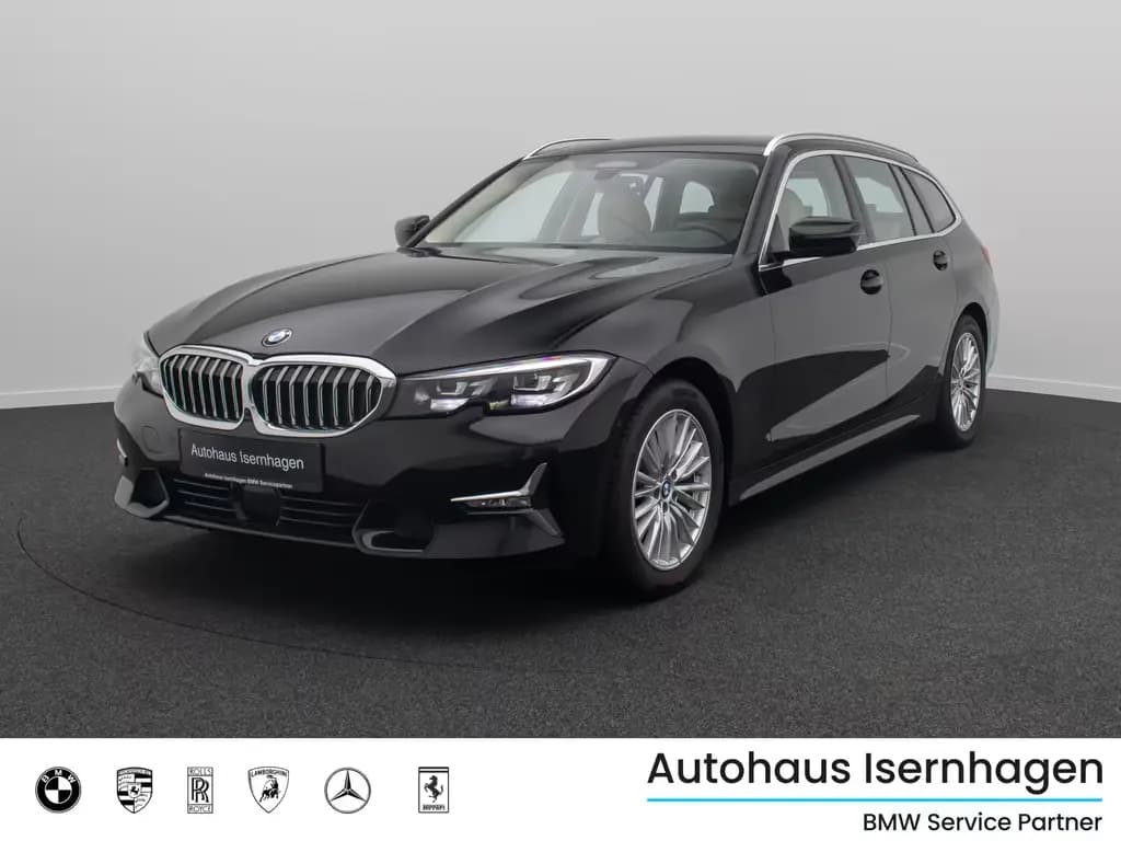 Main__Slider__Photo:BMW 3 Series d Luxury Line 360°Alarm ACC AHK HUD DAB Leder 02/2021-0