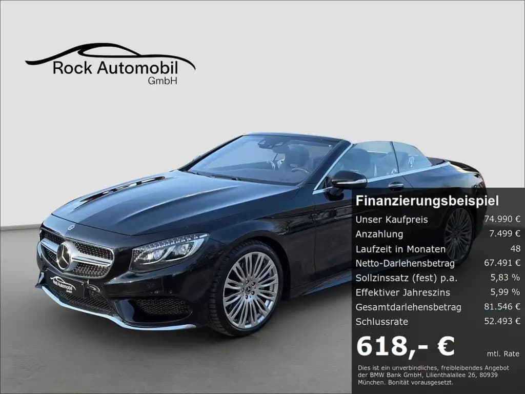 Main__Slider__Photo:Mercedes-Benz S 500 Cabrio 9G AMG Line Exclusiv LED *Garantie* 10/2017-0