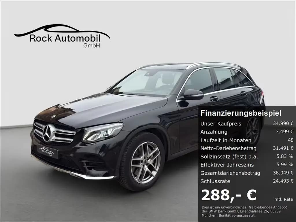 Main__Slider__Photo:Mercedes-Benz GLC-Class 220 d 4M 9G AMG Line LED *Garantie* 03/2019-0