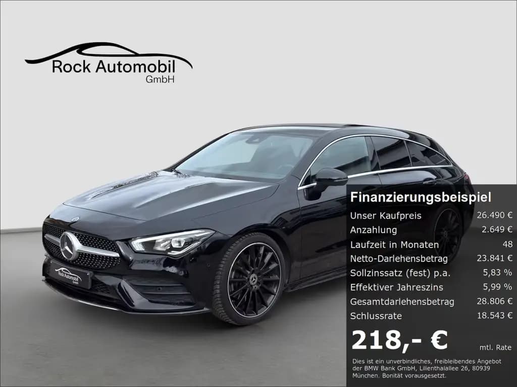 Main__Slider__Photo:Mercedes-Benz CLA-Class 200 Shooting Brake AMG Line LED 7G *Garantie 07/2020-0