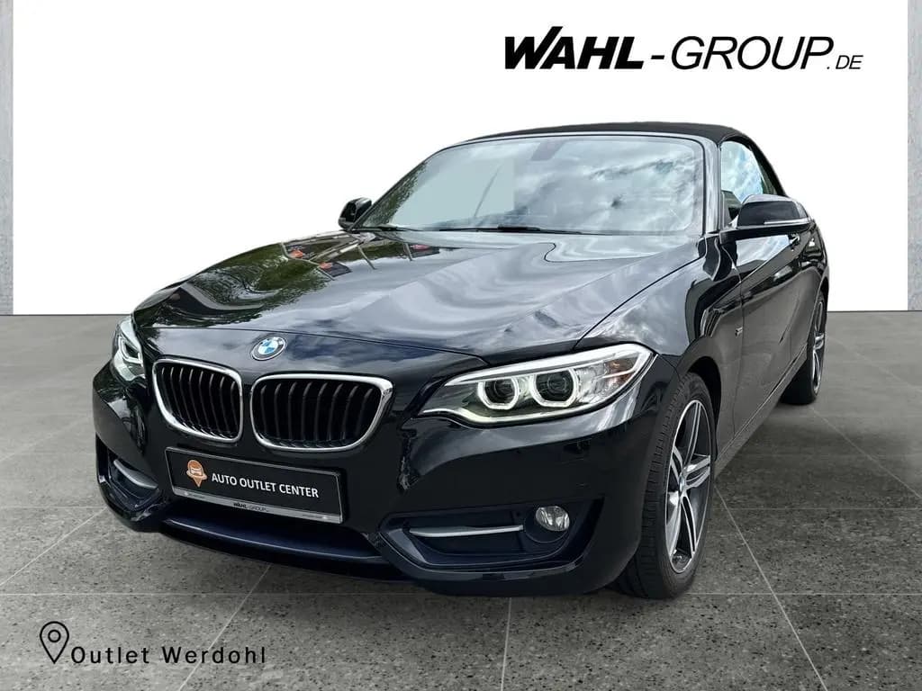Main__Slider__Photo:BMW 2 Series 218i 1.5 Cabrio Sport Line*BI-XENON*NAVI*SITZHEI 05/2017-0