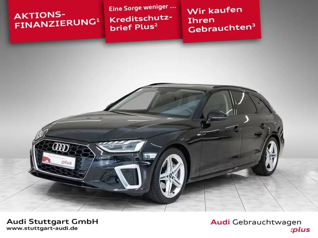 Main__Slider__Photo:Audi A4 Avant 40 TFSI S line Kamera CarPlay AHK Navi+ 03/2023-0