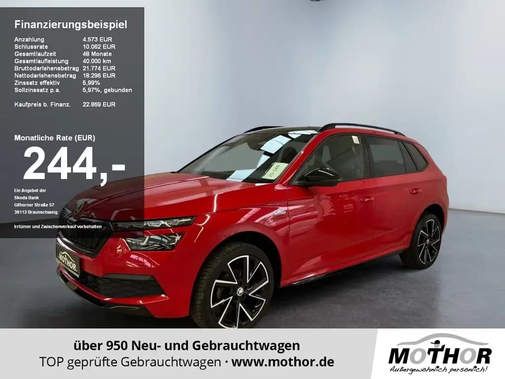 Main__Slider__Photo:Skoda Kamiq Monte Carlo 1.0 TSI Virtual Cockpit 07/2022-0