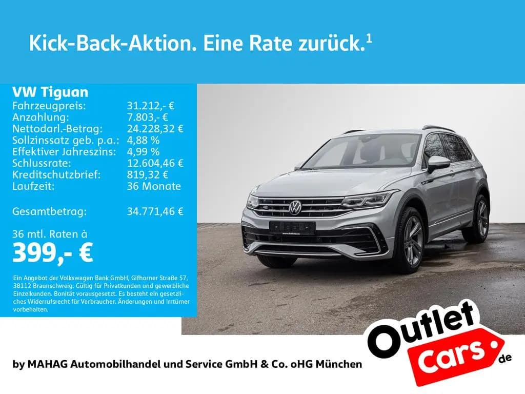 Main__Slider__Photo:Volkswagen Tiguan R-Line 4Mot 2.0 TSI Leder LED Navi ParkPi 10/2022-0