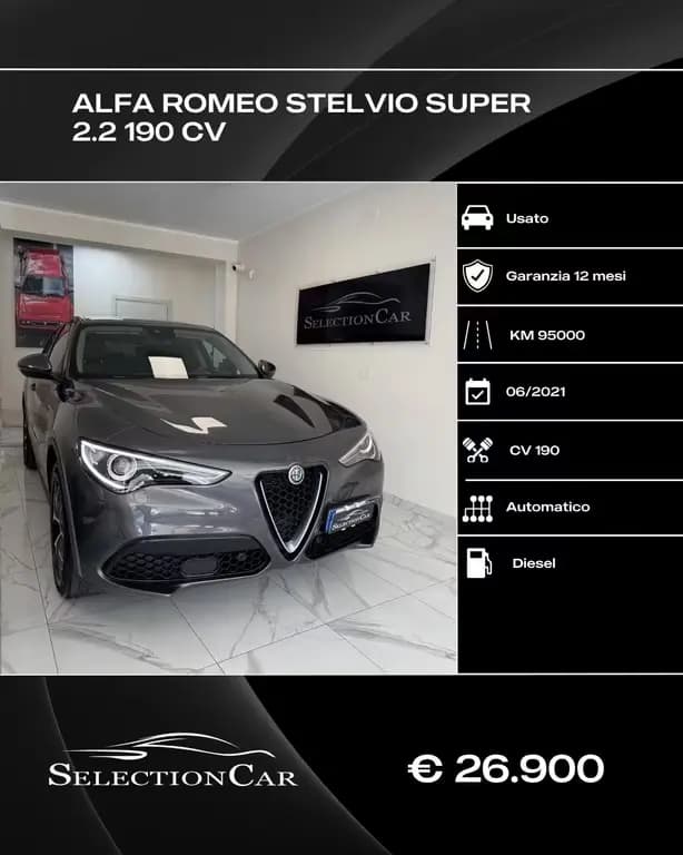 Main__Slider__Photo:Alfa Romeo Stelvio 2.2 Turbodiesel 190 CV AT8 Q4 06/2021-0