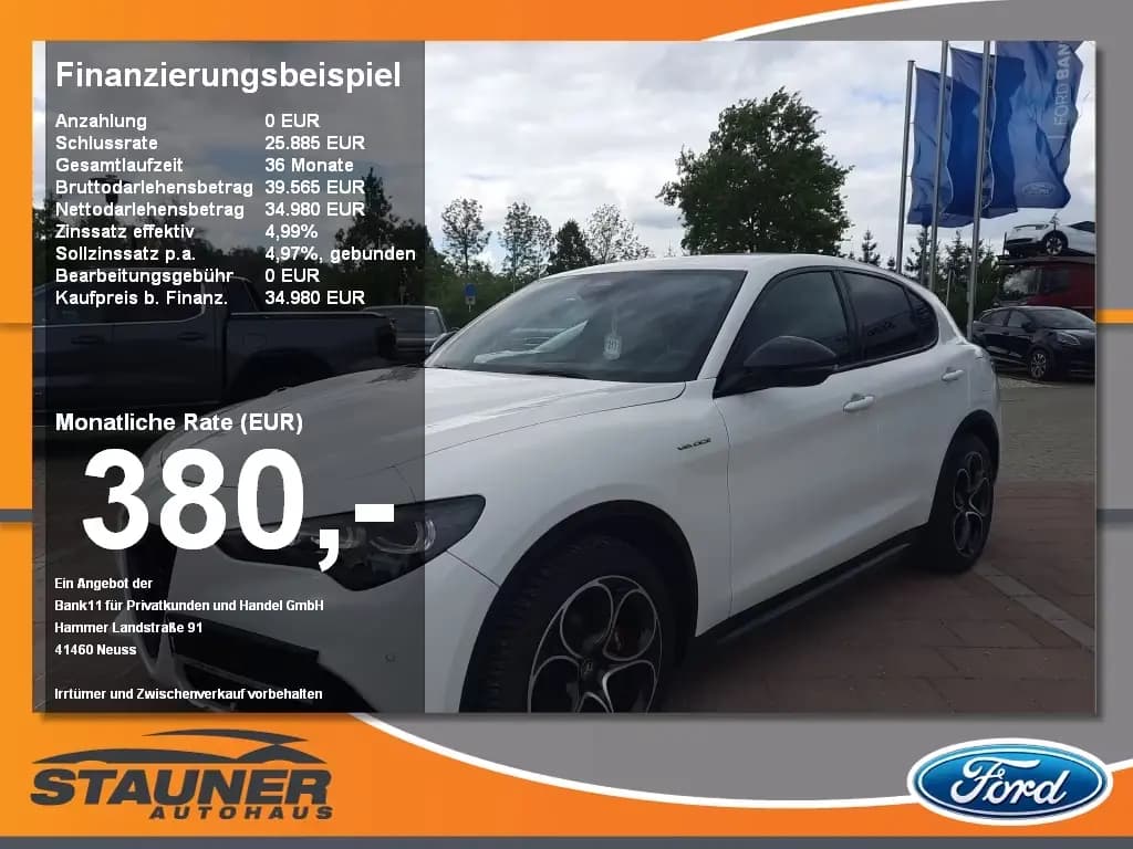 Main__Slider__Photo:Alfa Romeo Stelvio 2.2 JTDM Veloce Q4 LED Navi ACC Leder 06/2024-0