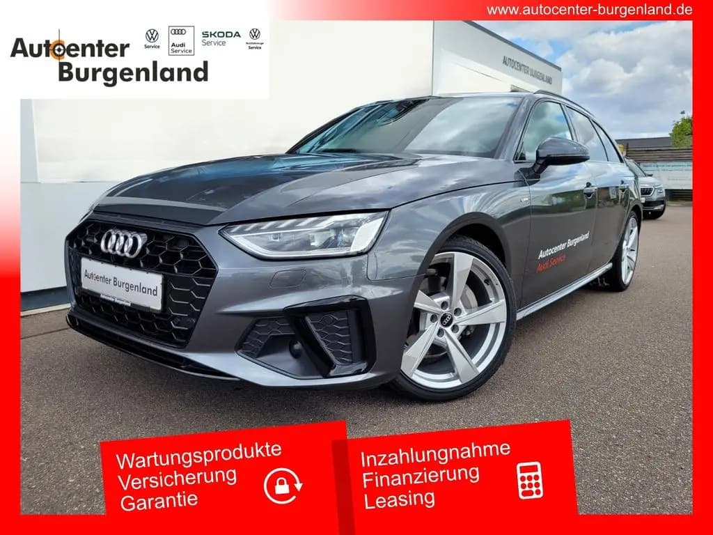 Main__Slider__Photo:Audi A4 Avant 40 TDI quattro S-line AHK+NAVI+KAMERA+ 02/2022-0