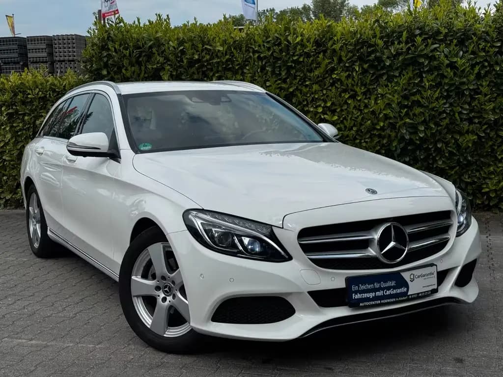 Main__Slider__Photo:Mercedes-Benz C 180 C T-Modell CGI Garantie*Leder *360° *LED 02/2018-0
