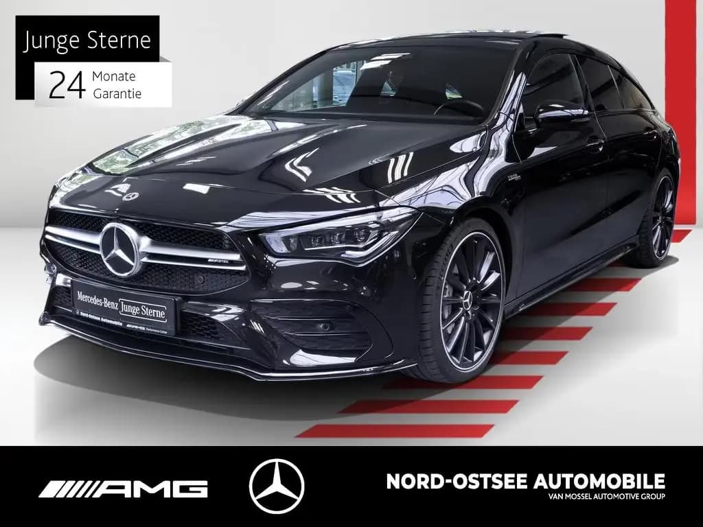 Main__Slider__Photo:Mercedes-Benz CLA 35 AMG Shooting Brake CLA 35 AMG SB 4M STANDHZG NIGHT MULTIBEAM PANO 06/2021-0