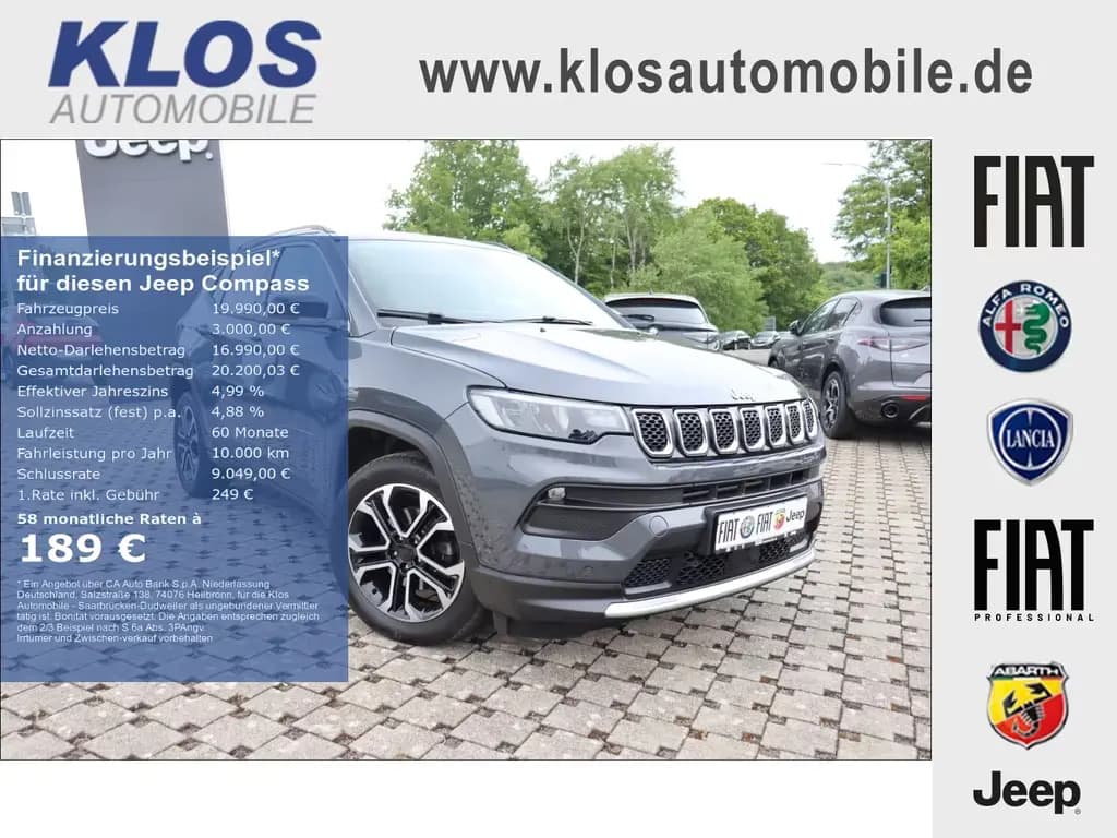 Main__Slider__Photo:Jeep Compass LIMITED 1.3 GSE 4X2 DCT CARPLAY KLIMAAUT 11/2021-0