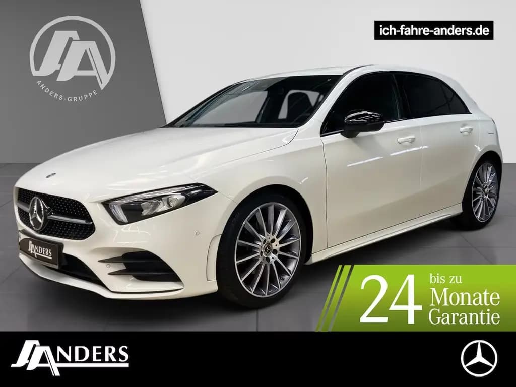 Main__Slider__Photo:Mercedes-Benz A 200 AMG+Night+LED+Navi+SHZ+Tempom.+PTS+MBUX+ 11/2018-0