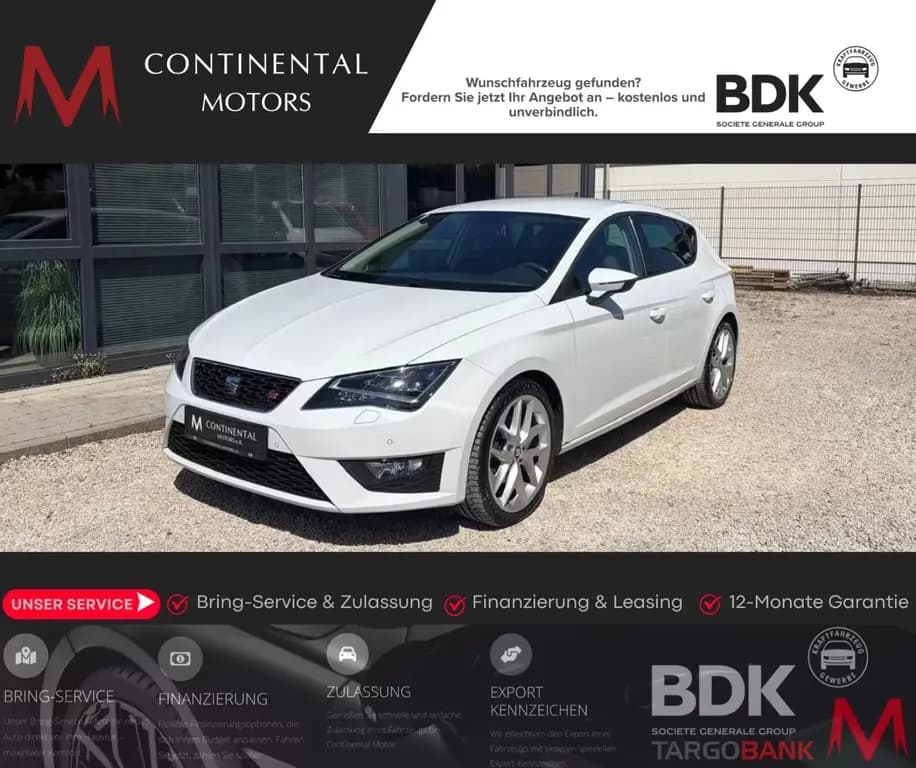 Main__Slider__Photo:Seat Leon Lim. FR*SeatSound*PDC*Tempomat*Teilleder* 12/2014-0