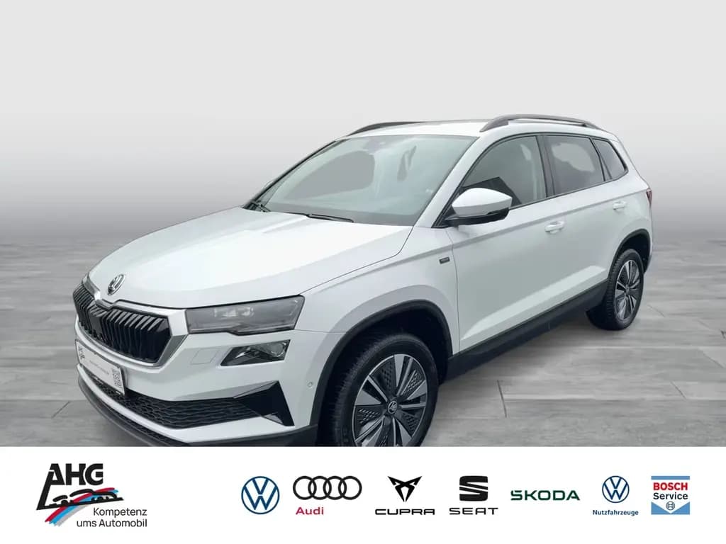 Main__Slider__Photo:Skoda Karoq 1.5 TSI DSG Tour Anhängerkupplung LED Navi 07/2025-0
