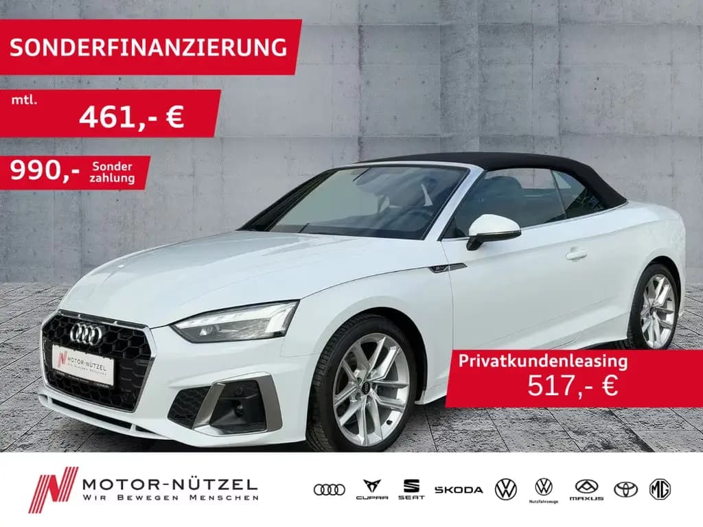 Main__Slider__Photo:Audi A5 Cabriolet 2.0 TDI S-TR S-LINE MATRIX+NAVI+ACC 03/2022-0