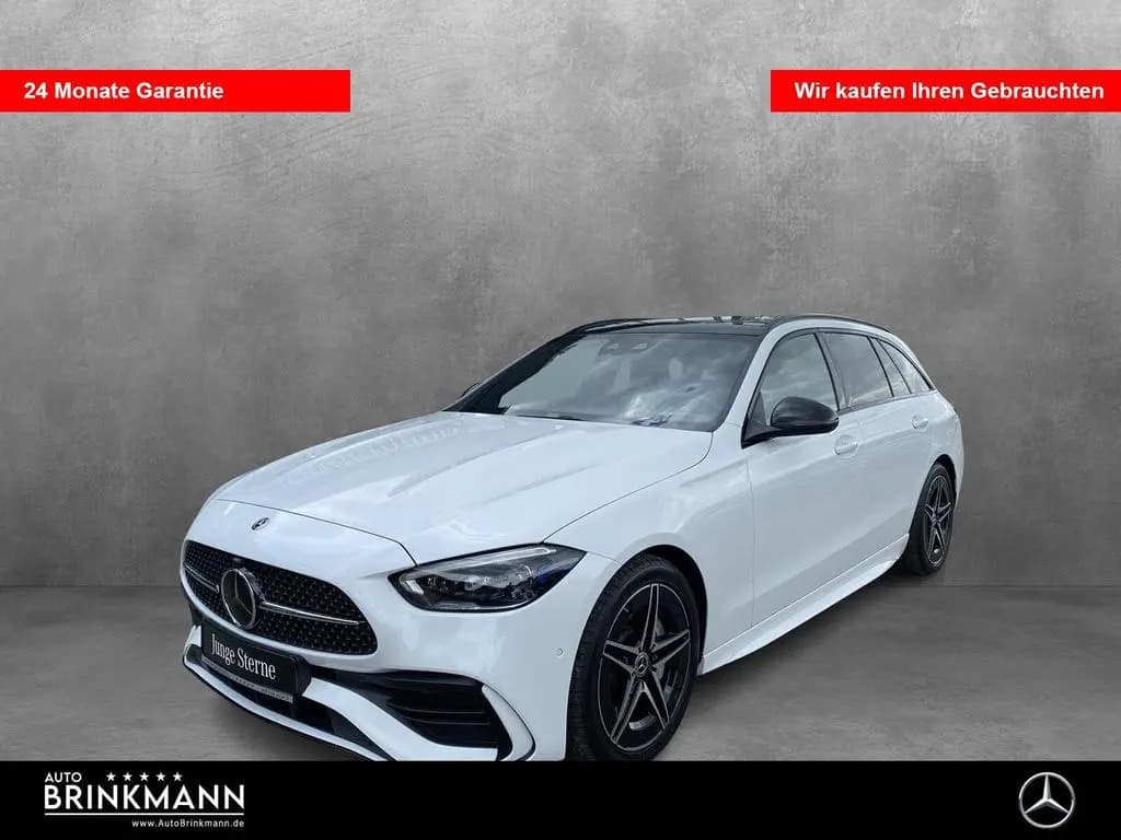 Main__Slider__Photo:Mercedes-Benz C-Class d T-Modell AMG Line Exterieur/Panorama/SHZ 02/2022-0