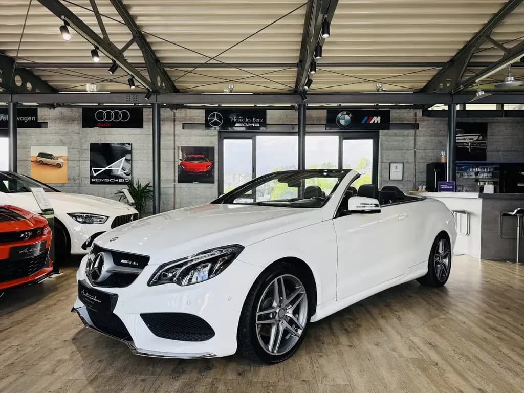 Main__Slider__Photo:Mercedes-Benz E-Class Cabrio AMG Line*LED*R.KAMERA*LEDER*NAVI 07/2014-0