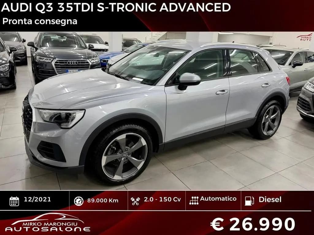 Main__Slider__Photo:Audi Q3 35 TDI S tronic Advanced FINANZIABILE 12/2021-0
