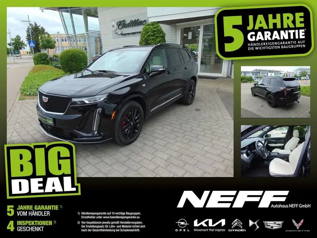 Main__Slider__Photo:Cadillac XT6 Sport 3,6 V6 Black Edition AHK Panoramadach 08/2023-0