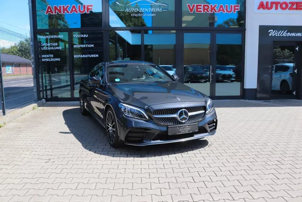 Main__Slider__Photo:Mercedes-Benz C 200 Coupe 4Matic AMG Navi Kamera SHZ Alcantara 09/2018-0