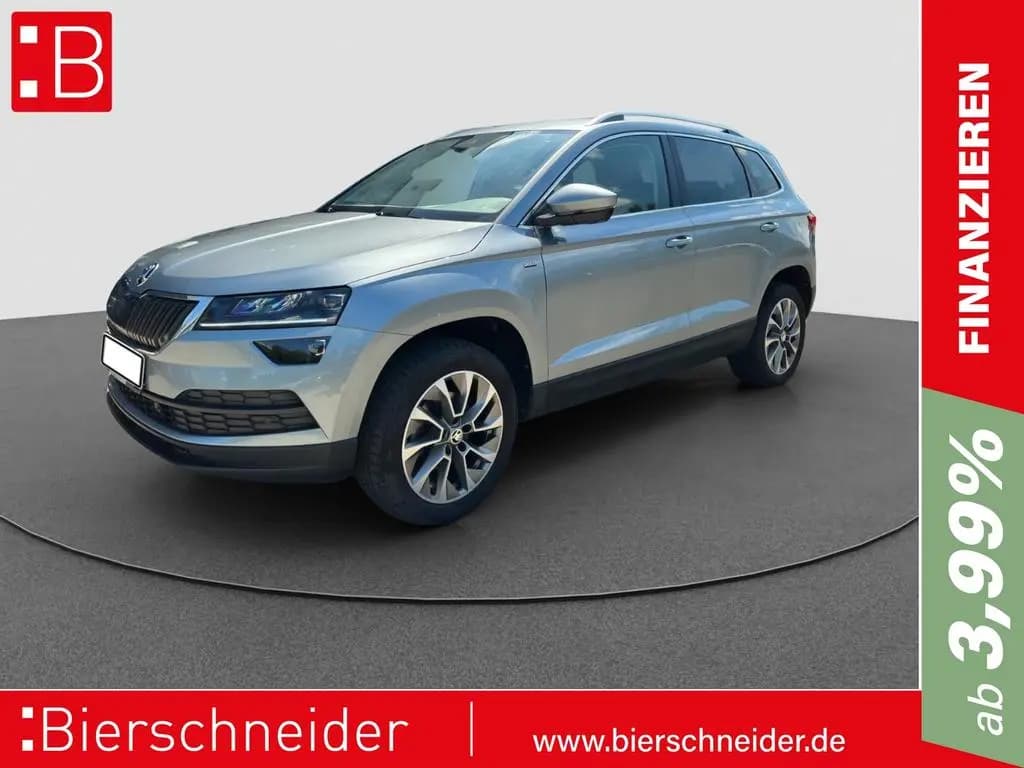 Main__Slider__Photo:Skoda Karoq 1.5 TSI DSG Clever AHK LED NAVI SHZ PARKP 03/2022-0