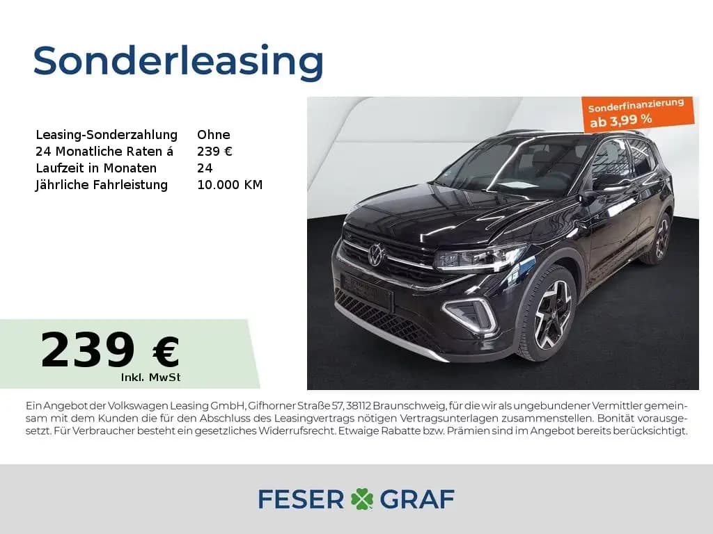 Main__Slider__Photo:Volkswagen T-Cross 1.5 TSI R-Line DSG AHK Matrix Navi RüKa 07/2025-0