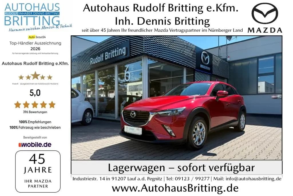 Main__Slider__Photo:Mazda CX-3 Benzin 120PS 6GS Exclusive-Line Navi 08/2018-0
