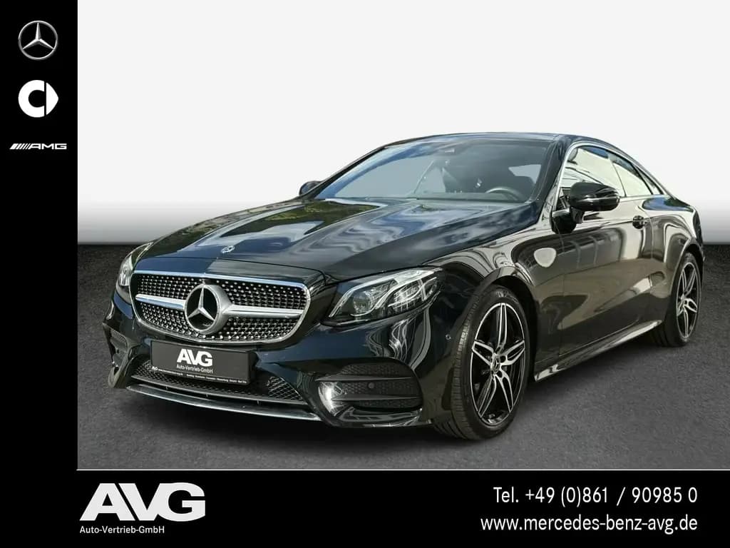 Main__Slider__Photo:Mercedes-Benz E 200 Coupé AMG Widescr Pano Burm SitzKlima 360° 03/2018-0