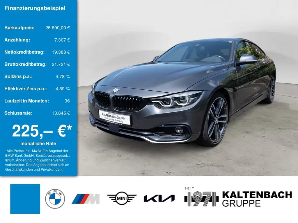 Main__Slider__Photo:BMW 420 Gran Coupé 420 Gran Coupe Sport Line FACEL. HUD LED ACC SHZ 04/2020-0